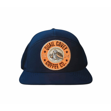 Navy Quail Covey Coffee Patch Hat
